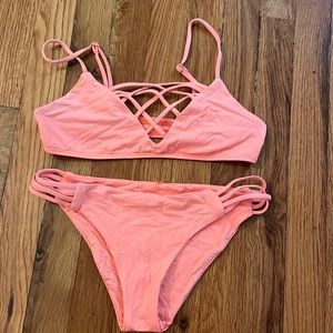 Peach L Space bikini